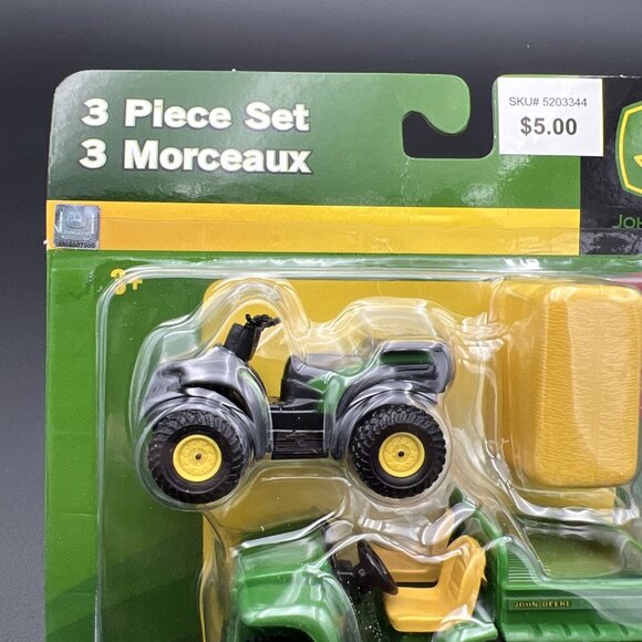 2010 Ertl: John Deere Gator 4X4 & Quad ATV 1:32 scale 3-piece set - Picture 2 of 9